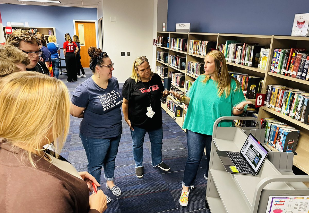 Starting the day strong 💪 with @RISDgtGuy and @saramooneyGT. Depth & Complexity is the focus. Excited to grow and connect with our MHE family today! #4Ranches1Family #RISDWeAreOne