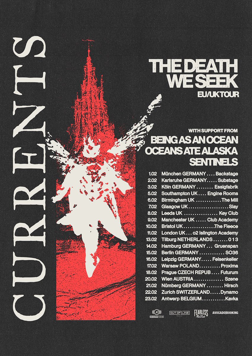 We are very excited to bring you The Death We Seek EU/UK Tour, with an amazing lineup of friends we haven’t gotten to tour with in 5 years. See you there 🌙 On sale Monday October 9 at 11am CET