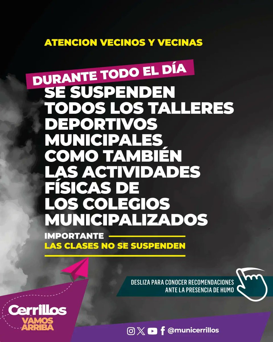 Muni Cerrillos tweet media