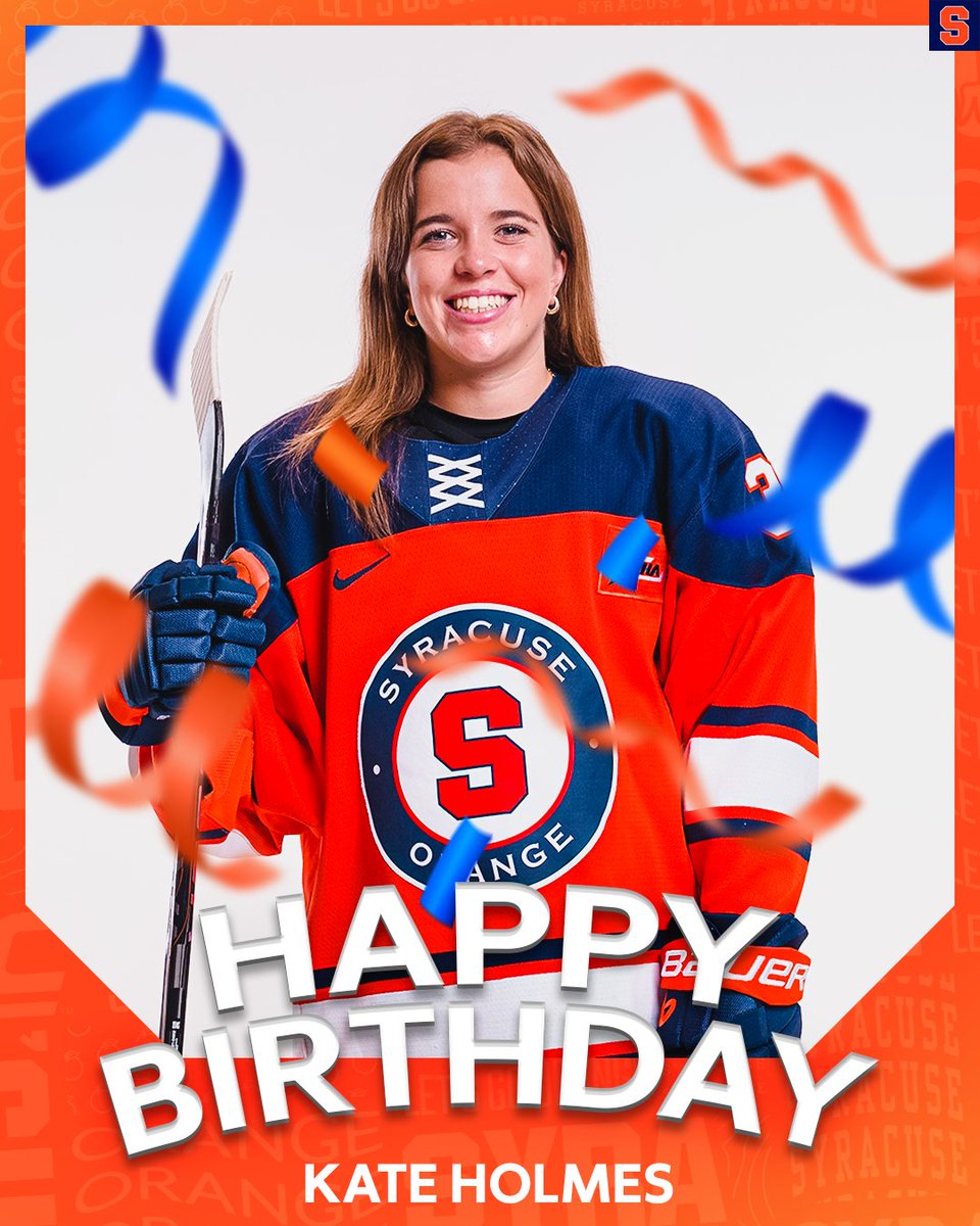 Happy birthday and happy game day, <a href="/kholmes351/">Kate Holmes</a>!

Orange nation, join us tonight at Tennity Ice Pavilion at 6 pm to celebrate!

#ichuSe