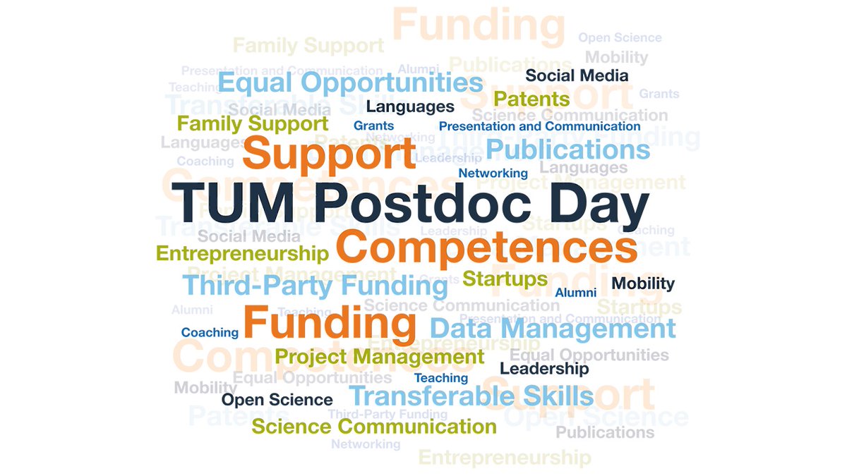 You are a #TUMPostdoc who is interested in learning about #funding opportunities and getting to know different #support structures specifically for Postdocs? Then join us for our TUM Postdoc Day on Monday afternoon (9 October)! More info & registration: collab.dvb.bayern/pages/viewpage…