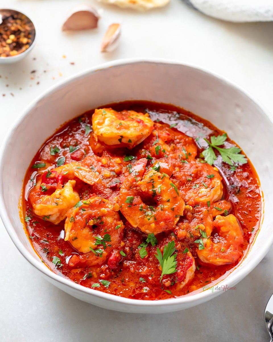 👉Shrimp Fra Diavolo
🔗chefdehome.com/recipes/923/sh…

Spice up your Fall dinner with this easy and flavorful Shrimp Diavolo sauce! Pair it with rustic bread or pasta for a mouthwatering meal. So good! #SpicyShrimp #DiavoloSauce #FallDinner  #Halloween