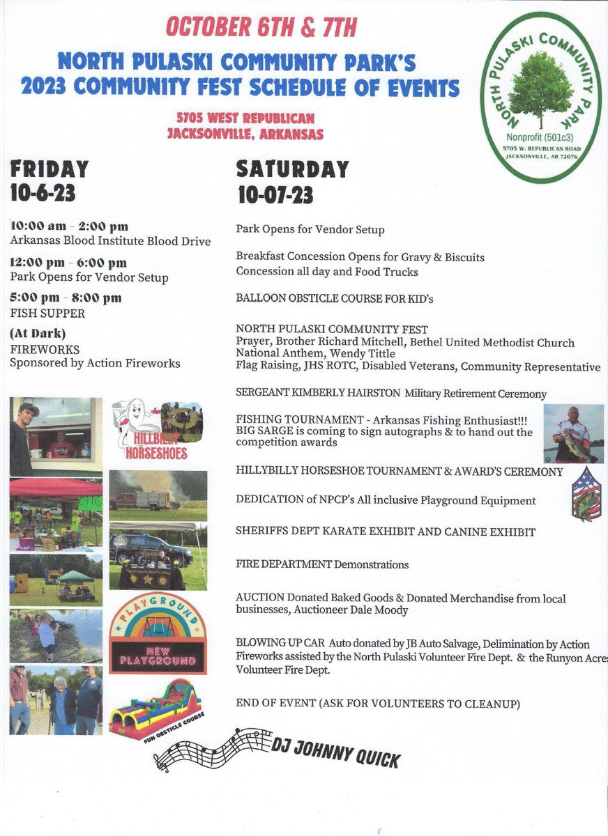 ✨ Join us TOMORROW afternoon at our booth during the North Pulaski Community Fest. Should be a FUN &amp; ENGAGING time!

Great events, booths, people, and activities. Engaging with our community and making citizens aware of PCRC and their Voter Registration is our #1 Goal. ✨
