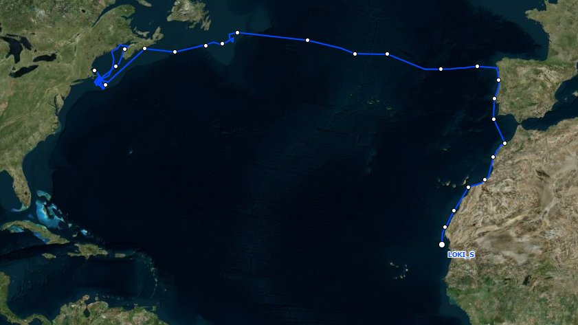 Sooty #shearwater Loki is making its way south along the west coast of Africa! #trackseabirds #Loki #MarvelStudios #birds #BirdsOfTwitter #bird #seabird #scicomm #Science #dataviz