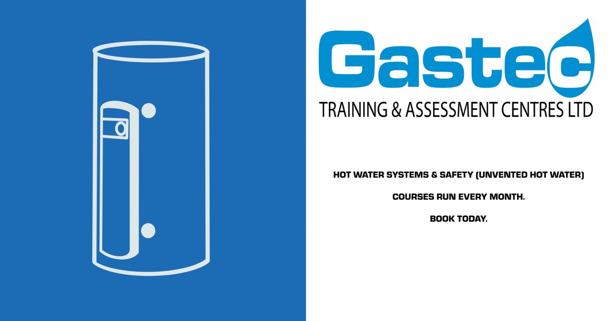 Gastec training (@gastectraining) on Twitter photo HOT WATER SYSTEMS & SAFETY (UNVENTED HOT WATER) G3
book your spot.
Contact us at: enquiries@gastectraining.co.uk
Or give us a call at 01908 587665 HOT WATER SYSTEMS & SAFETY (UNVENTED HOT WATER) G3
book your spot.
Contact us at: enquiries@gastectraining.co.uk
Or give us a call at 01908 587665