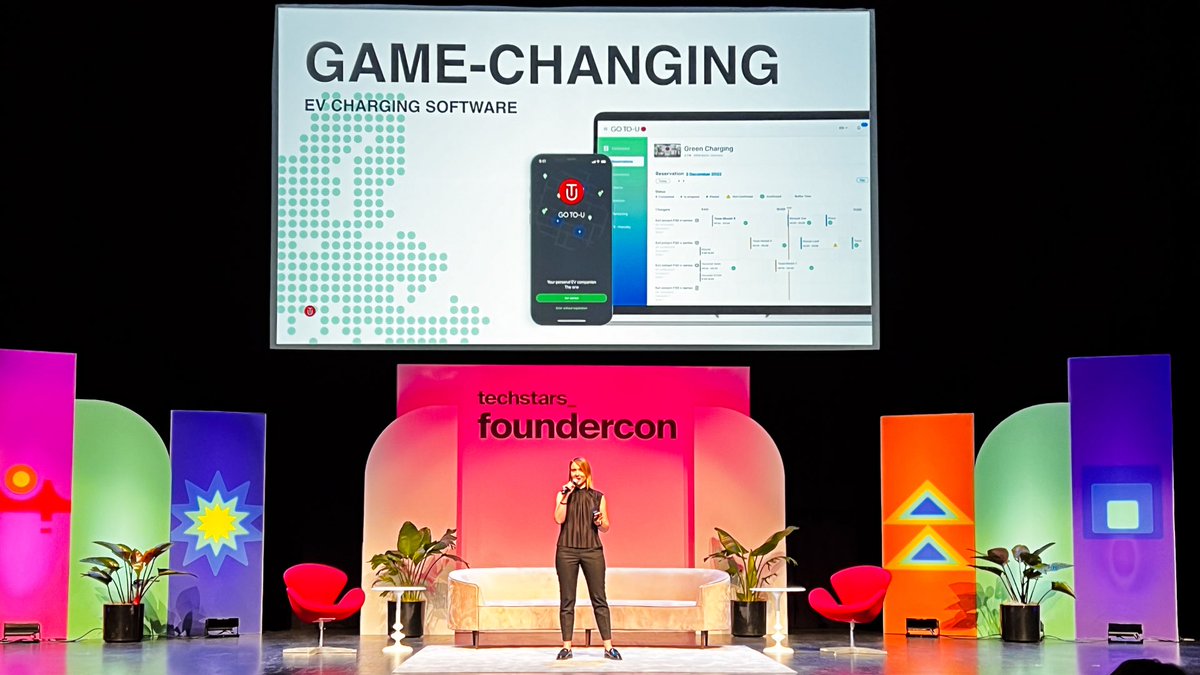 GoToUgreen's tweet photo. The GO TO-U team had an incredible time at #FounderCon! ๐
Watching @LyubovArtemenko, our CoFounder & COO, showcase our Al-powered platform to an audience eager to embrace revolutionary mobility solutions. https://t.co/EizEF2Rj6E