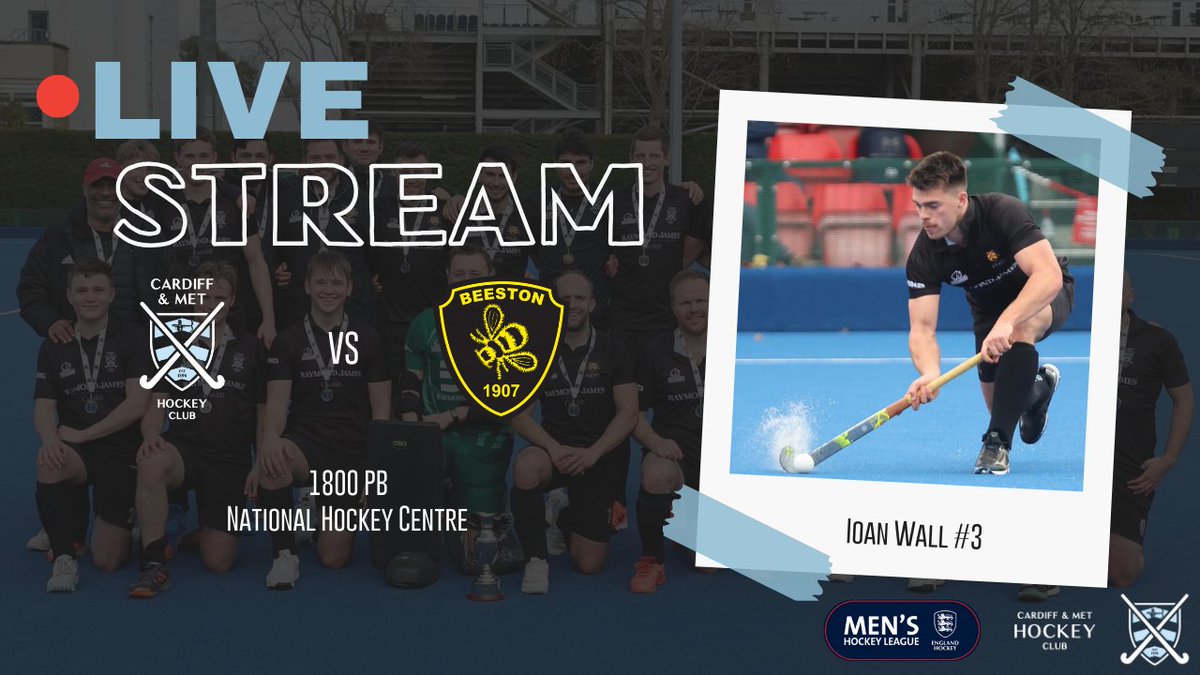 Cardiff & Met HC (@cardiff_hockey) on Twitter photo 🚨Saturday Night Lights🚨
Another home game for the Men's 1's down at WIS where they take on <a href="/OfficialBeeHC/">Beeston Hockey Club</a>
If you can't make it down to support you can keep updated with the action via our live stream. Link below⬇️⬇️
youtube.com/live/aH08Pk_U0… 🚨Saturday Night Lights🚨
Another home game for the Men's 1's down at WIS where they take on <a href="/OfficialBeeHC/">Beeston Hockey Club</a>
If you can't make it down to support you can keep updated with the action via our live stream. Link below⬇️⬇️
youtube.com/live/aH08Pk_U0…