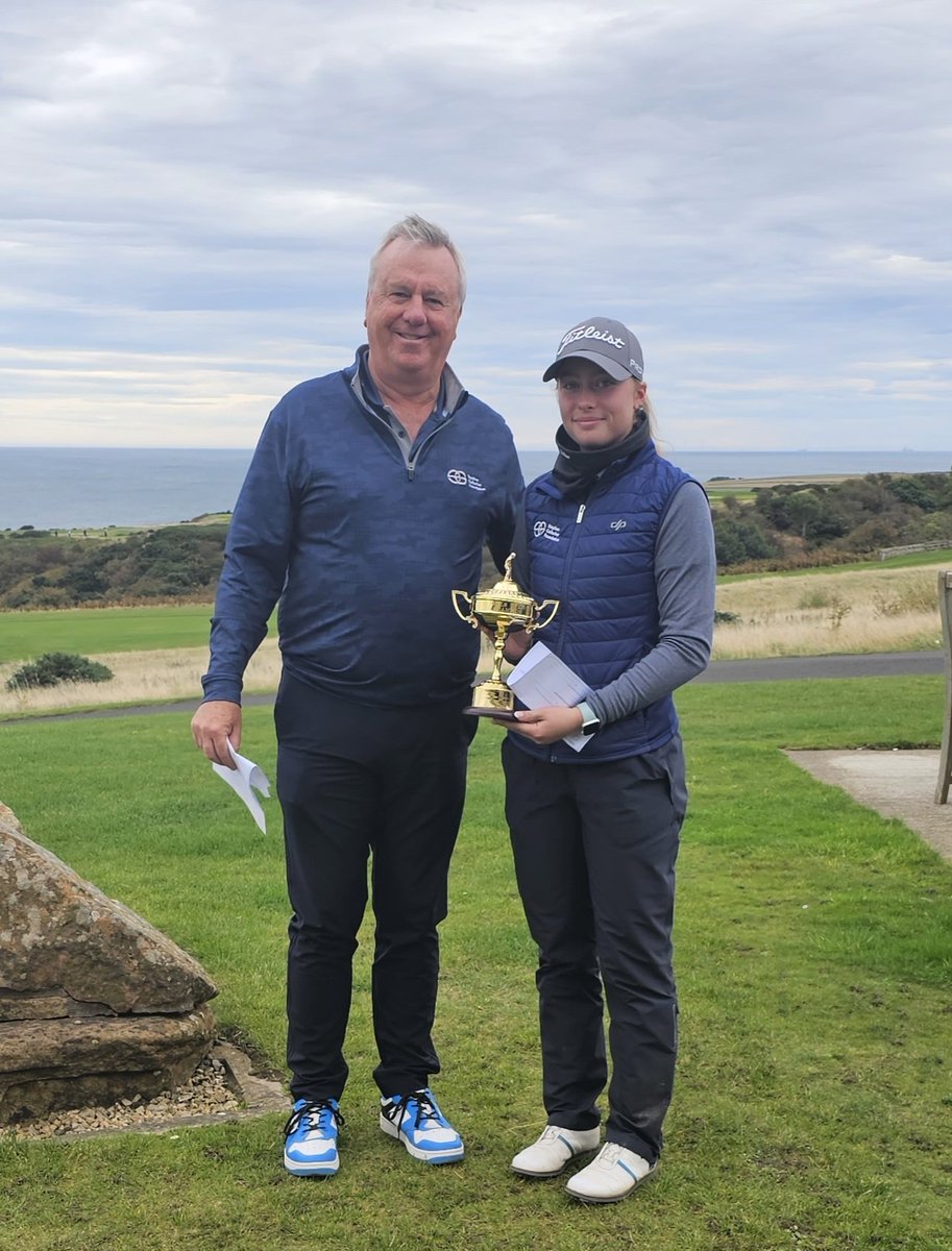 sgfgolf's tweet photo. Congratulations to defending Champion Freya Russell (Royal Troon) in defending her SGF @FairmontStA  title.

Freya won by from Saskia Owen @WykeGreenGC with Abigail May in 3rd place

@stevieggolf
@ScottishGolf https://t.co/ps6G03DjFV