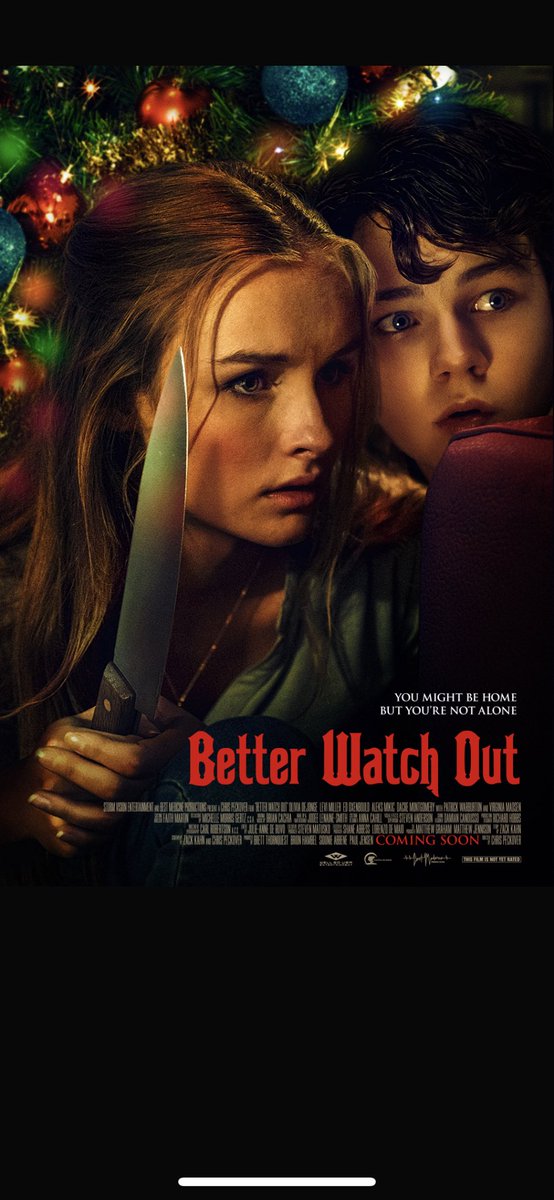 Movie 5 of #OctoberHorrorMovieChallenge Better Watch Out. There’s something I love about holiday slashers. I really liked this movie. I thought I knew what was gonna happen then didn’t. This was some evil shit & well thought out #Horror #Spooktober #HorrorMovie #HorrorCommunity