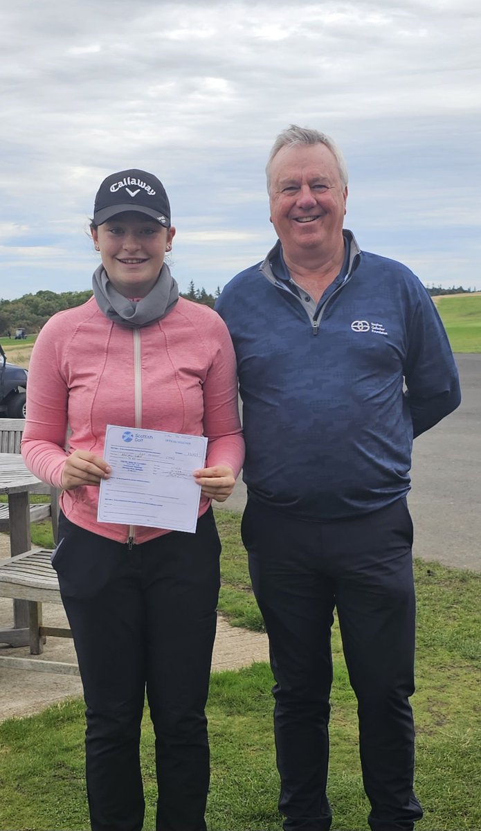 sgfgolf's tweet photo. Congratulations to defending Champion Freya Russell (Royal Troon) in defending her SGF @FairmontStA  title.

Freya won by from Saskia Owen @WykeGreenGC with Abigail May in 3rd place

@stevieggolf
@ScottishGolf https://t.co/ps6G03DjFV