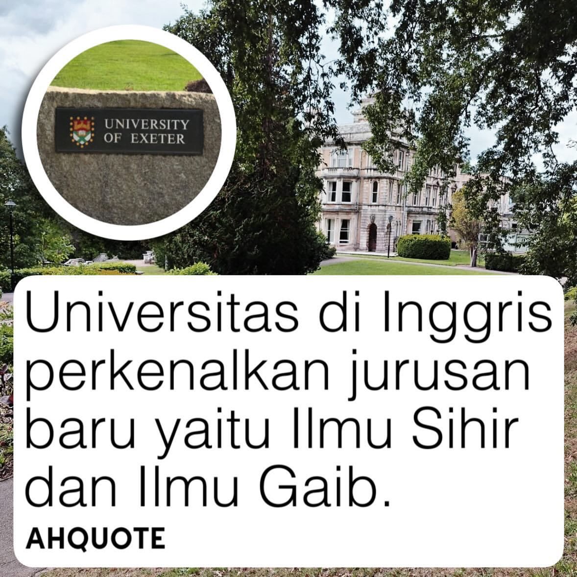 Universitas Exeter di Inggris baru saja meluncurkan gelar dalam 'keajaiban' dan okultisme. Program ini akan memberikan siswa kesempatan untuk menjelajahi sejarah dan pengaruh sihir pada masyarakat dan sains di seluruh dunia.

Profesor Emily Selove, yang memimpin kursus,