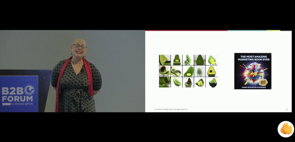 Recession-Proof Your B2B Marketing Strategy by <a href="/samanthastone/">samanthastone</a>  I jumped up in excitement when I noticed she was the speaker, I pray for her everyday, plus she's also another author of #amazingmarketingbook (like myself) its actually my fav chapter too (strategy)! #mpb2b