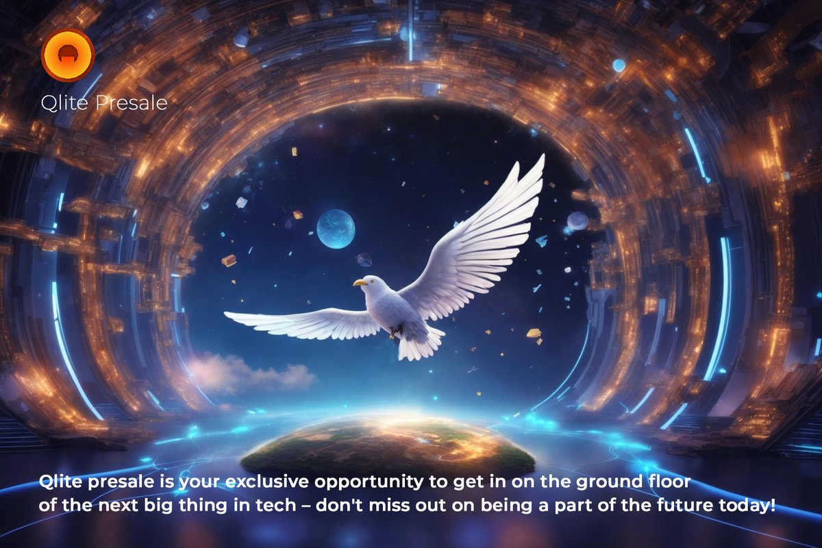QliteToken's tweet image. With the Qlite presale, you're not just buying tokens, you're investing in a revolution. 🚀

👉 qlitetoken.com/#presale 

#Qlite $QL #PlaytoEarn #P2E #Crypto #gaming #cryptocurrency #investment #presale #BTC #Ether #BNB #100xGems