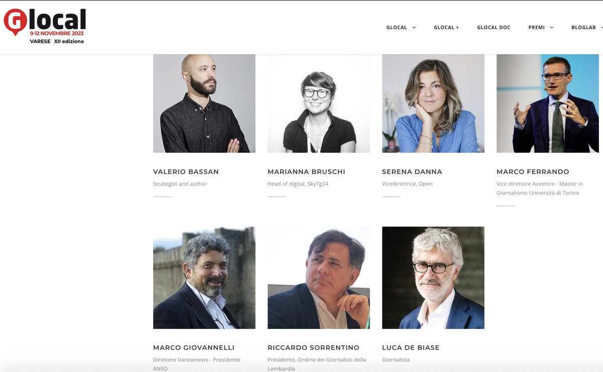 Non ci vogliamo più informare
è il titolo del primo evento di <a href="/festivalglocal/">Festival Glocal</a> a Varese il 9 novembre alle 9. Un panel realizzato in collaborazione con <a href="/odglombardia/">odglombardia</a> 
festivalglocal.it/incontro/non-c…
#glocal23