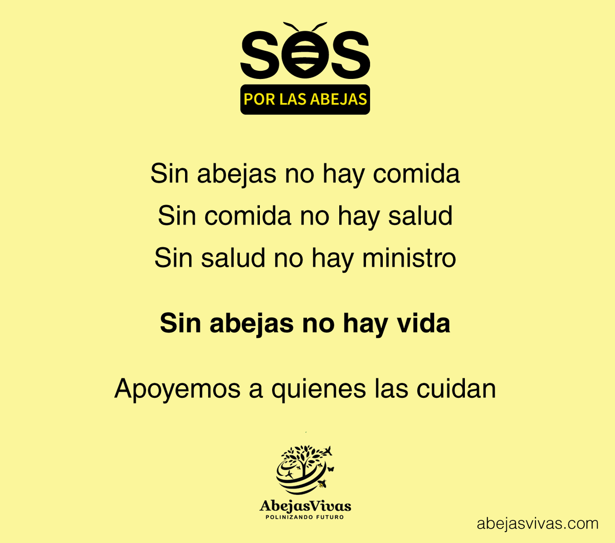 AbejasVivas's tweet photo. 🐝Sin abejas no hay comida, sin comida no hay salud, y sin salud no hay ministerio. Las abejas son la base de nuestra vida. Apoyemos a quienes las cuidan, porque juntos construimos un futuro sostenible. @MinSaludCol

#SalvemosALasAbejas 🐝🌼 #VidaSostenible  #PolinizandoFuturo❤️ https://t.co/8Yx2RUqf5w