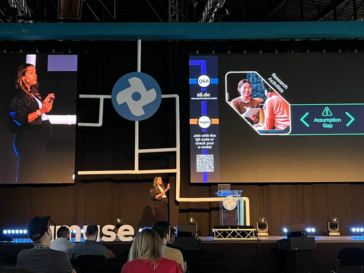 On the #AmuseStage @veronicanaguib is sharing her thoughts: 🗣️“Consumer research doesn’t happen as often as it should and when it does it’s not always that actionable.”📊 #CompassTechSummit #AmuseConf