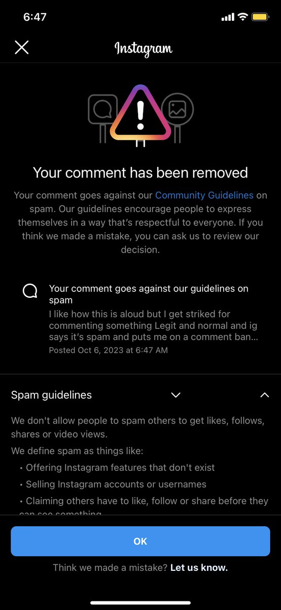 JTrippBeatz's tweet photo. @instagram I am being treated unfairly please fix this it’s not fair… I commented an opinion on this video and got striked “again” I’m following the guidelines!!! https://t.co/q4cfiSsvF5