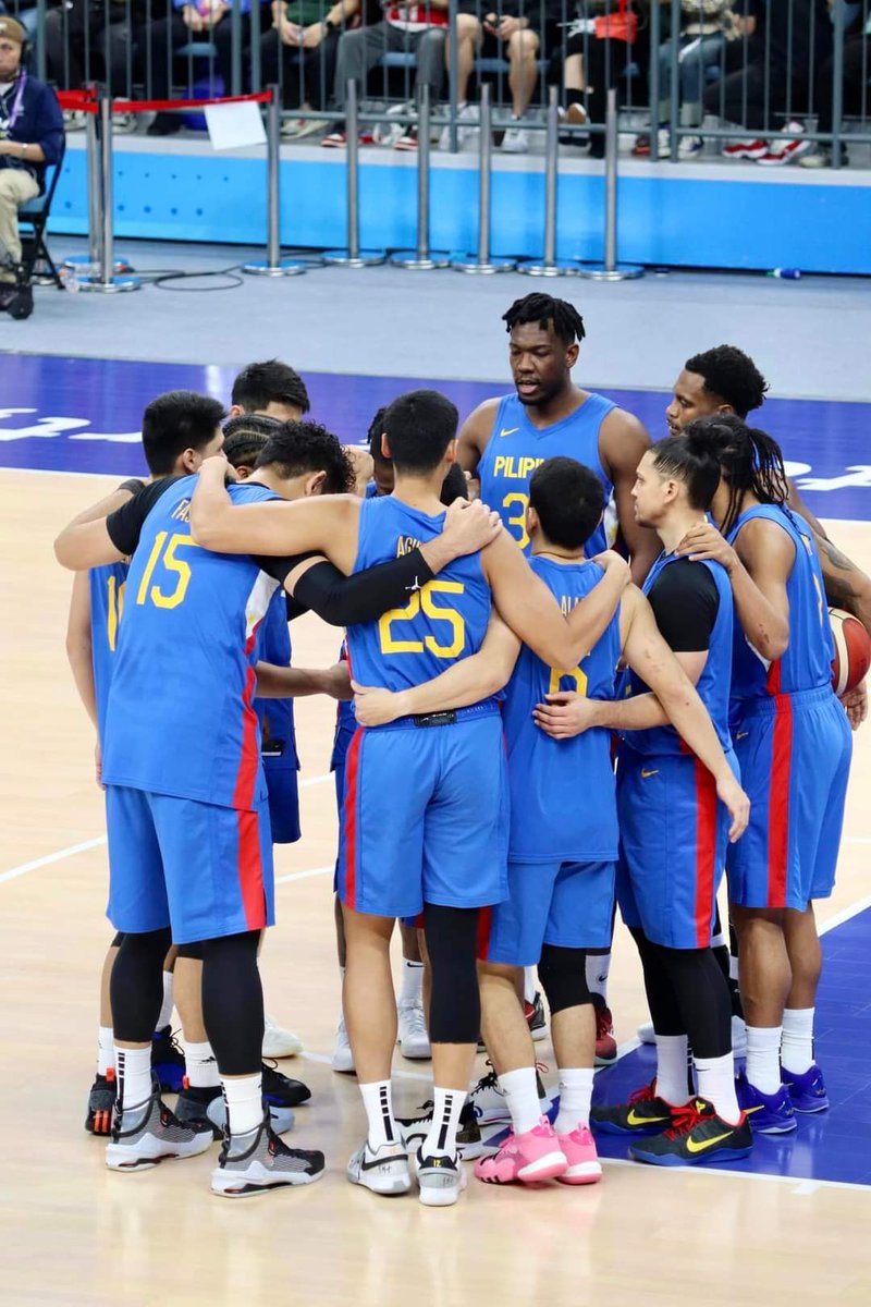 IamRobMarasigan's tweet photo. CONGRATS GILAS!!! ๐ฅณโจ
first time in 33 years to reach and win the gold medal in ASIAN GAMES!! ๐ต๐ญ
#LabanPilipinas #GilasPilipinas #AsianGames23 #NoMoreLearningExperience https://t.co/0BQfVIdf4H