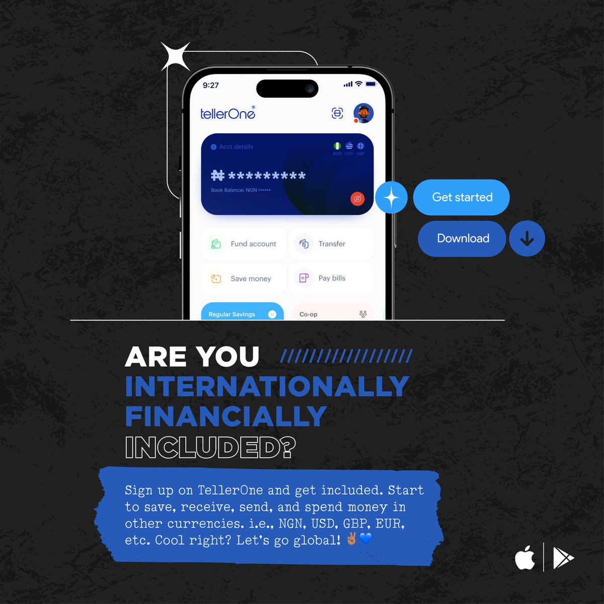TellerOneapp's tweet photo. Honestly speaking, you are internationally financially excluded. 😤

Anyways, there's no need to worry; step by step, TellerOne®️ is making it feasible for you to access money across multiple countries regardless of whether you're a visitor, resident, or citizen of those nations. https://t.co/oTI4QXBsqB