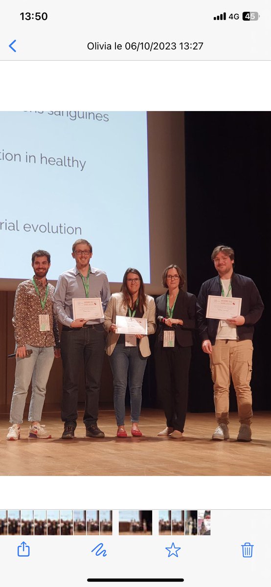 SFMicrobiologie's tweet photo. Les gagnants des prix de thèse #microbes2023! Des présentations extraordinaires de travaux qui ne le sont pas moins ! Félicitation ! https://t.co/qdEFogAxTS
