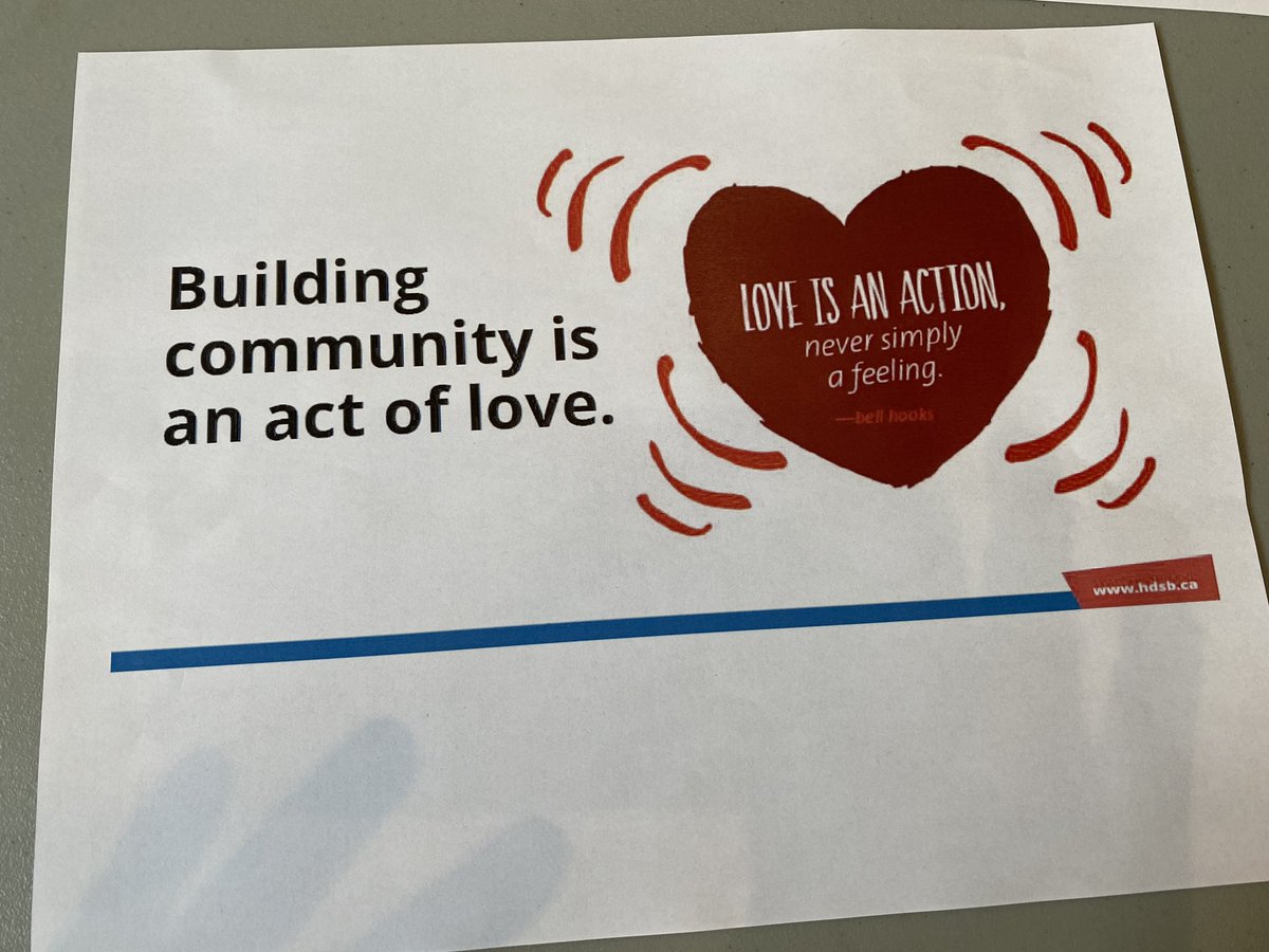 Great message included in the Abbey Park pd!
