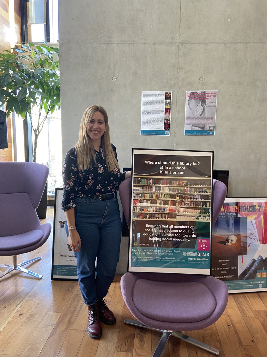 Angelikilim's tweet image. Just had an incredible time at the Trinity Arts and Humanities Research Festival last week! 🎨📚 Grateful for the opportunity to talk about my research on #adulteducation and showcase the importance of #ArtsAndHumanities 
@TLRHub @SchoolofEdTCD