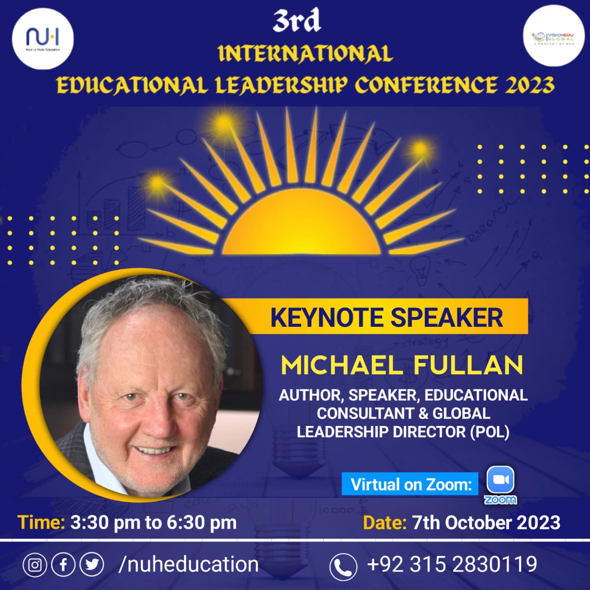 TheLearningSoul's tweet image. Glad to have Dr Michael Fullan addressing Educational Leaders in Pakistan on his latest publication The Principal 2.0 Three Keys to Maximizing Impact