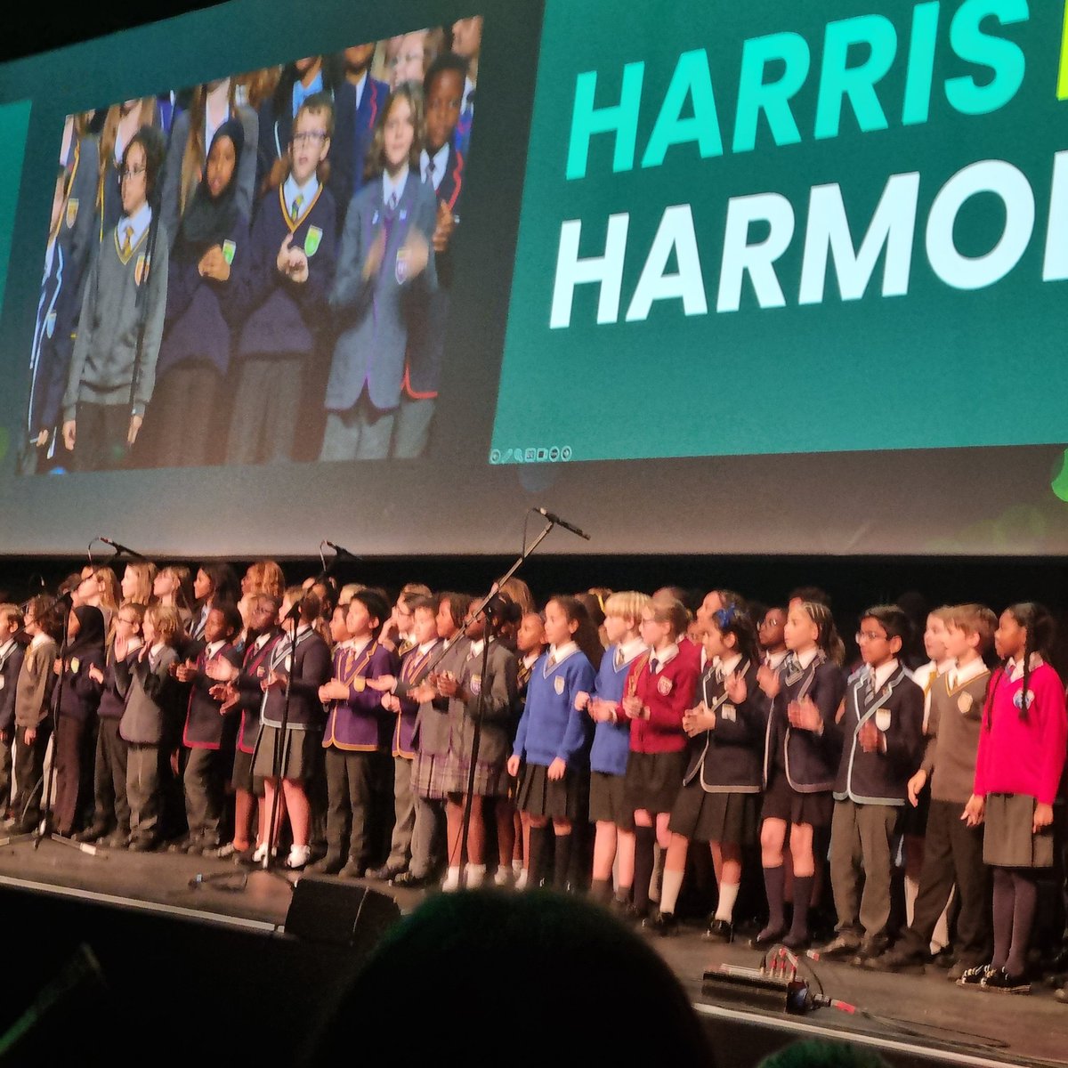 HPACR's tweet photo. A wonderful moment hearing some of our pupils singing for our Harris INSET. Feeling extremely proud. #HFtogether https://t.co/HzIUPa66VK
