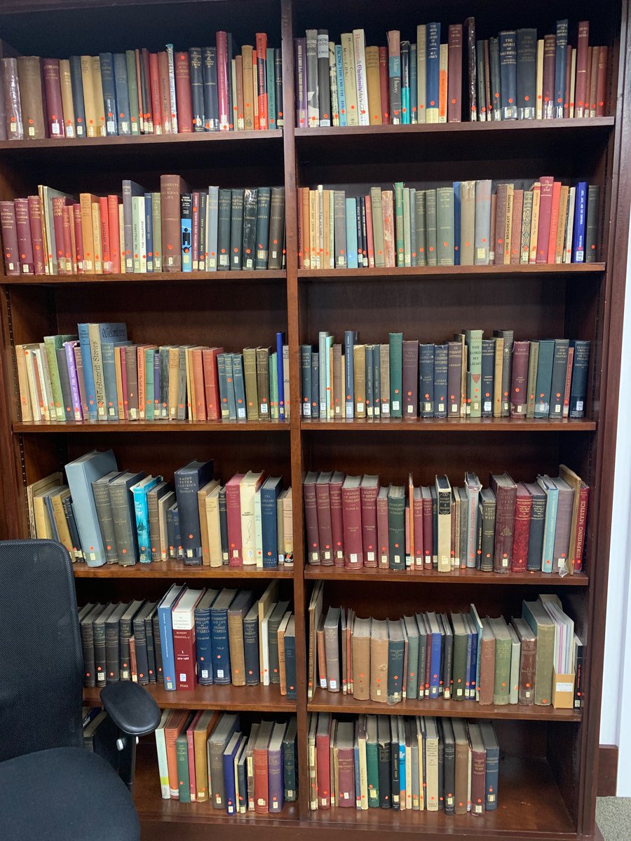 JesuitArchives's tweet image. We have almost completed the sorting out of our wonderful reference library. This collection is rich in #JesuitHistory and books written by members of @JesuitsBritain as well as #BritishCatholicHistory.
We have appreciated the help of @HeythropLib in this task!
#LibrariesWeek