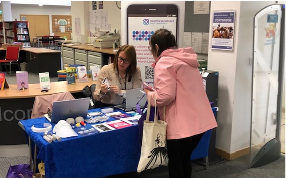 Making Life Easier and Disability Information Team (@nlc_mle) on Twitter photo This week we visited Coatbridge Library to meet with members of the public and address their concerns regarding health, finance, housing & social care & promote Making Life Easier. Thank you to <a href="/LibrariesNL/">North Lanarkshire Libraries</a> for having the Disability Information Officers & we can't wait to return. This week we visited Coatbridge Library to meet with members of the public and address their concerns regarding health, finance, housing & social care & promote Making Life Easier. Thank you to <a href="/LibrariesNL/">North Lanarkshire Libraries</a> for having the Disability Information Officers & we can't wait to return.