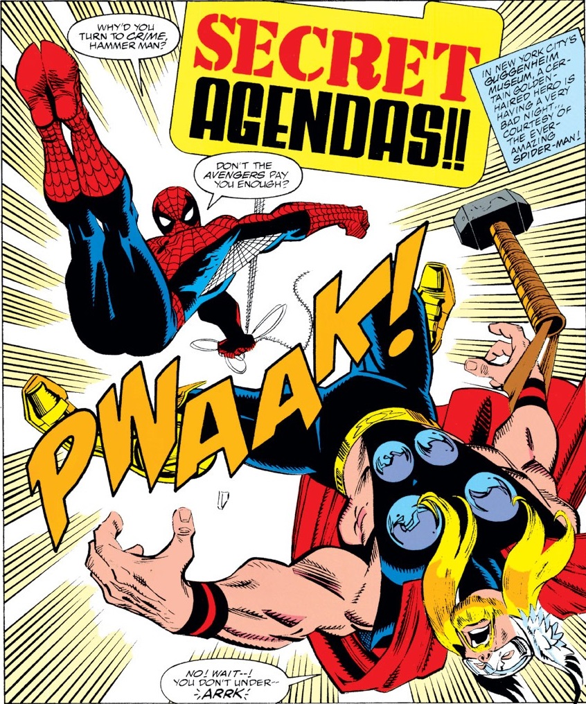 comixmenpodcast's tweet photo. #ViernesDeBatallas Hoy
#SpiderMan VS #Thor
#PeterParker #EricMasterson #Thunderstrike #FamousBattles #ArchEnemies #Vs #Versus https://t.co/btPdcB4saG