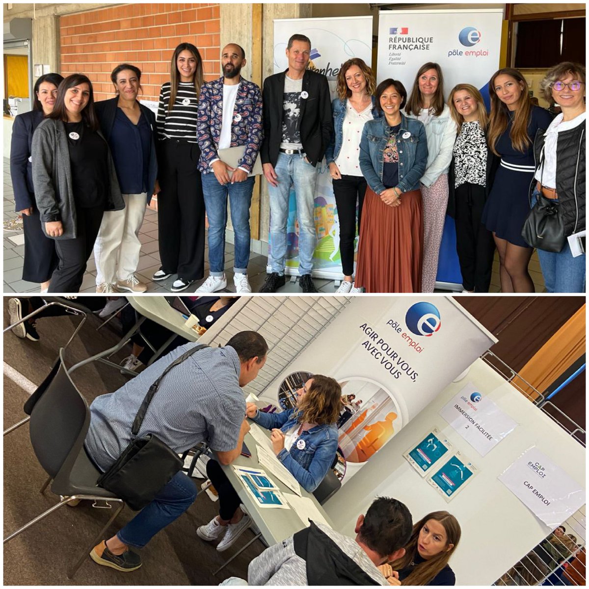 🆙🔥 Plus de 300 candidats présents au forum #Emploi de Wittenheim👍 ! Cet événement organisé par les équipes @poleemploi_GE de #Mulhouse Doller a rencontré un franc succès auprès de nos entreprises locales 🔝