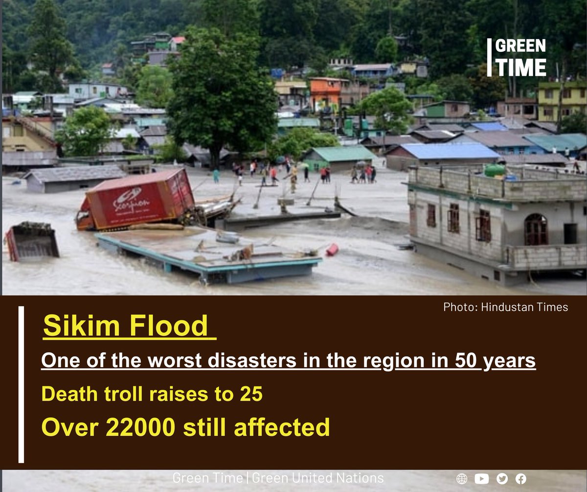 #sikkimnews One of the worst disasters in the Sikim region in 50 years 

#flood #disaster #india #sikkimtourism #sikim