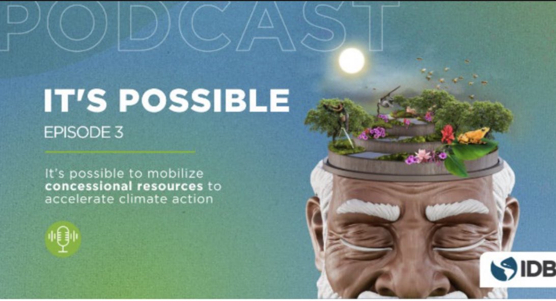 Concessional climate finance is a central tool to mobilize resources towards the #energy transformation in the region. Listen here to the #ItsPossible concessional climate finance episode: blogs.iadb.org/sostenibilidad…
  resources-to-accelerate-climate-action/ <a href="/the_IDB/">Inter-American Development Bank</a> <a href="/NDFnews/">Nordic Development Fund</a>