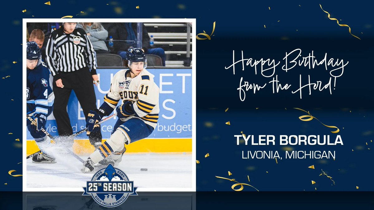 Wishing Stampede forward <a href="/TylerBorgula/">Tyler Borgula</a> the happiest of birthdays today!