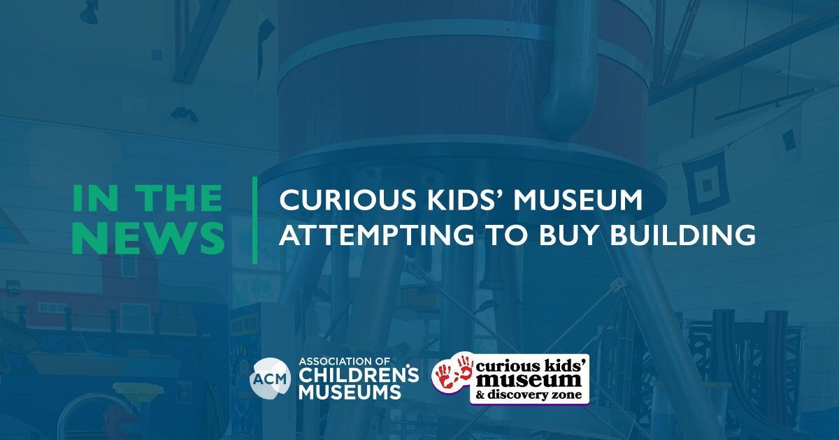 ACM member @_CuriousKids is awaiting a decision regarding their bid to purchase the building they're in. After leasing the space from the city for 34 years, they aim to turn it into a world-class children's museum. Read more: buff.ly/3rDx7R5
#ChildrensMuseum #NonProfit