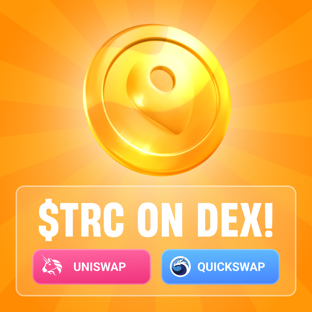 $TRC is available on DEXes as well 🚀

A friendly reminder — $TRC can be traded on <a href="/Uniswap/">Uniswap Labs 🦄</a> and <a href="/QuickswapDEX/">QuickSwap 🐲 DragonFi 2.0</a> too! 

🔸Uniswap 👉bit.ly/TRConUniswap
🔸QuickSwap 👉bit.ly/TRConQuickSwap

Choose a platform and join the MetaTrace ecosystem!