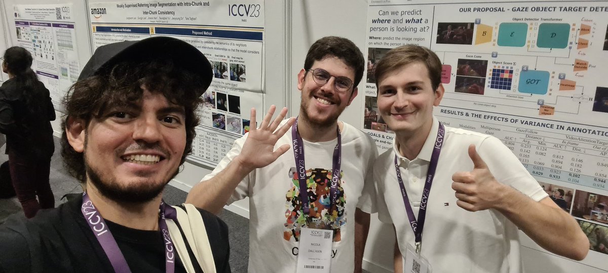 Victor Escorcia (@3scorciav) on Twitter photo <a href="/ICCVConference/">#ICCV2025</a> hasn't finished!
Some interesting authors you can still find if you hurry up #ICCV2023
❣️ David Forsyth
David Fouhey
<a href="/UniTrento/">Università di Trento</a>
<a href="/CSProfKGD/">Kosta Derpanis</a> <a href="/ICCVConference/">#ICCV2025</a> hasn't finished!
Some interesting authors you can still find if you hurry up #ICCV2023
❣️ David Forsyth
David Fouhey
<a href="/UniTrento/">Università di Trento</a>
<a href="/CSProfKGD/">Kosta Derpanis</a>