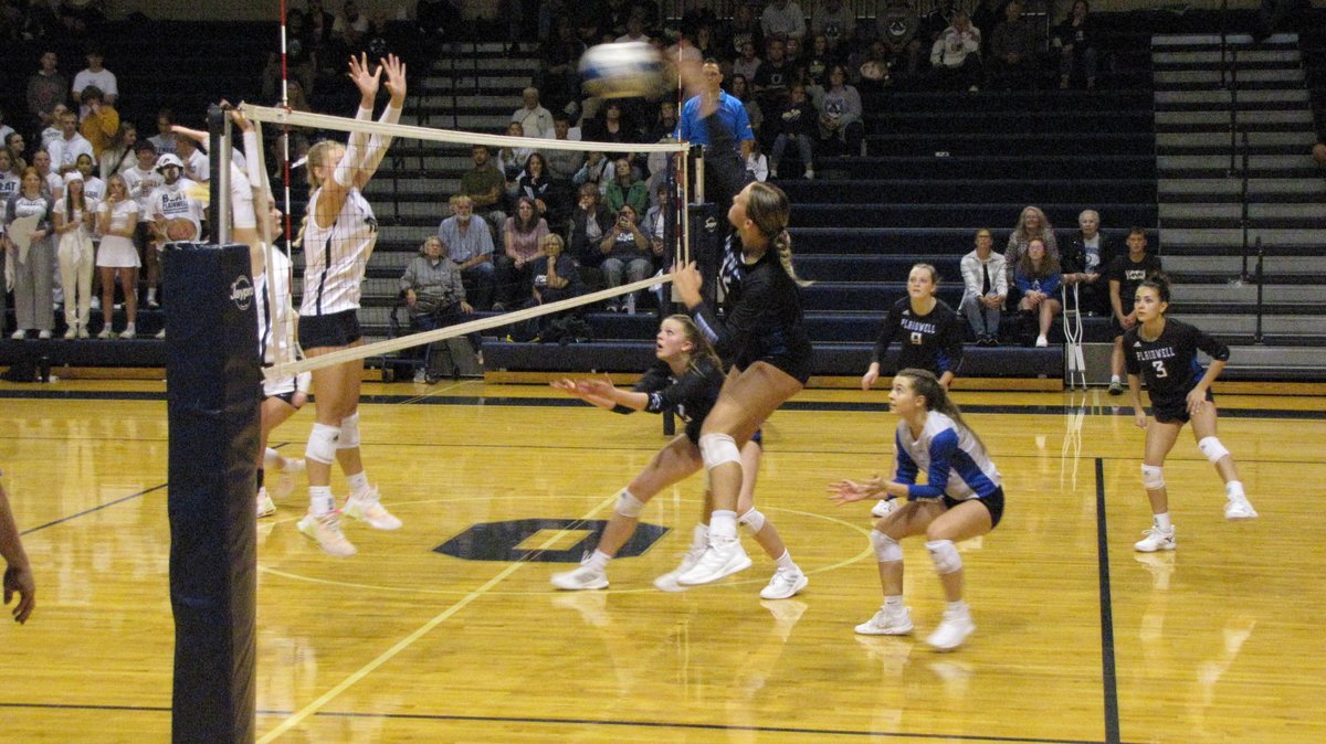#12 is killing it! Plainwell Varsity Volleyball. OH-2027!!