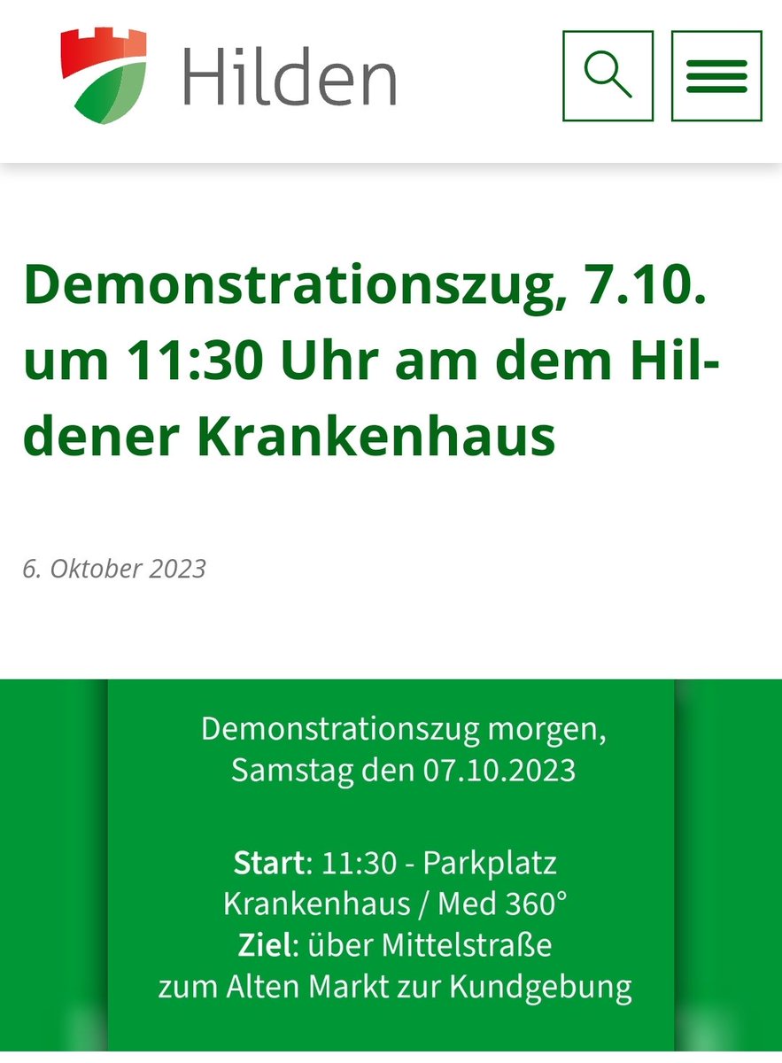 DieLinkeHilden's tweet image. Wer auch immer kommen kann, der möge morgen zur Demo in #Hilden kommen.

#kplus #krankenhaus #DieLinke #demo