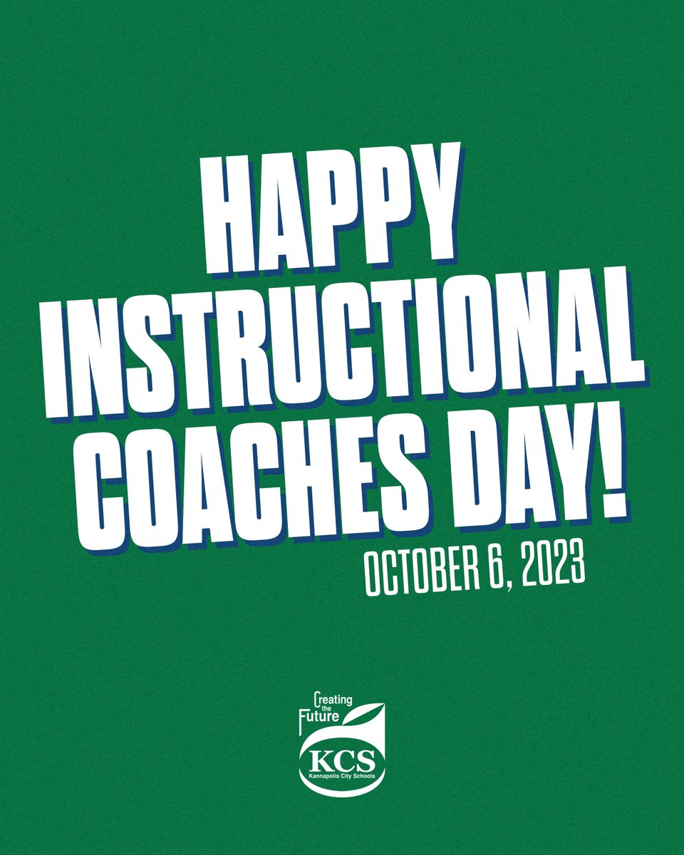 𝗜𝗻𝘀𝘁𝗿𝘂𝗰𝘁𝗶𝗼𝗻𝗮𝗹 𝗖𝗼𝗮𝗰𝗵𝗲𝘀 𝗗𝗮𝘆!📚🤩 Thank to all of our rockstar instructional coaches who help our staff and students grow! #myKCS