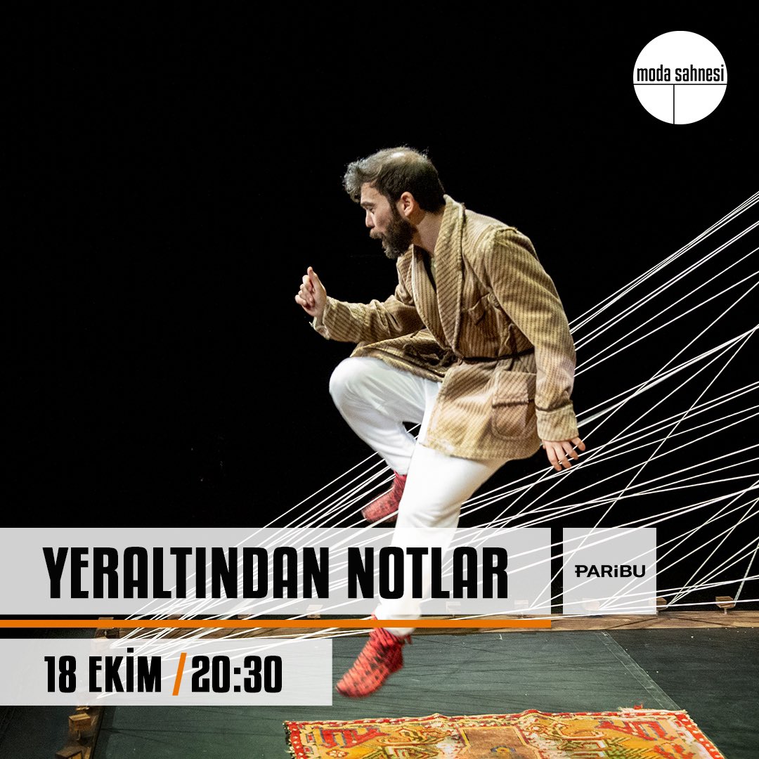 Yeraltından Notlar
18 Ekim, 20.30
Biletler <a href="/biletinial/">Biletinial</a> ‘da.

<a href="/GokhanAzlag/">gökhan azlağ</a> <a href="/k_aydogan/">kemal aydoğan</a> 

Bilet almak için🔻
biletinial.com/tr-tr/tiyatro/…

#yeraltındannotlar #modasahnesi