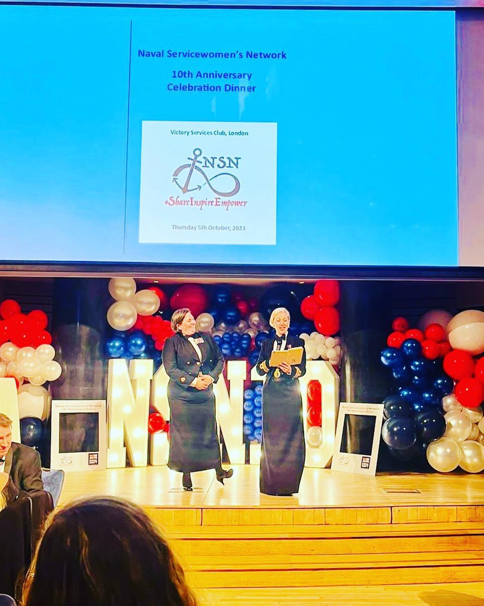Yesterday, we celebrated the 10th Anniversary of @navy_women and the incredible work they’ve achieved. A fantastic turn out and perfectly executed by @Wind_Wx_Waves and @kimibobs! We look forward to championing gender equality with you again soon! #NSN10
