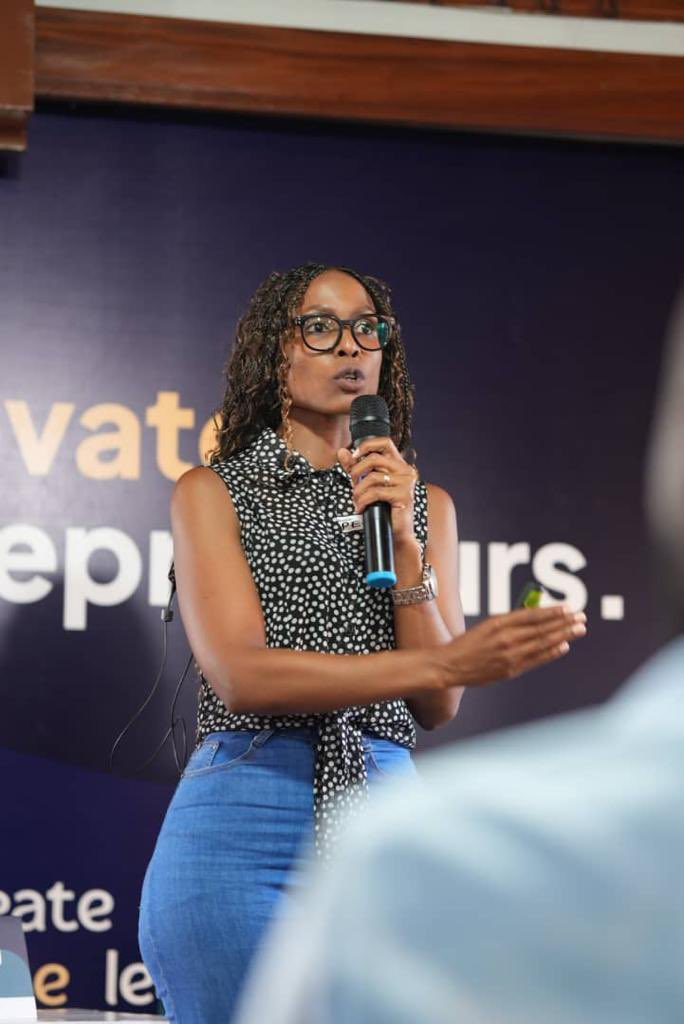 During the Panel Discussion, Pearl the founder of Kolaborate was  able to share her networking solutions ,how she built up her network, and empower women into entrepreneurship
#SheTechsTheFuture
@giz_uganda 
@sequa_gGmbH 
@StartHubAfrica