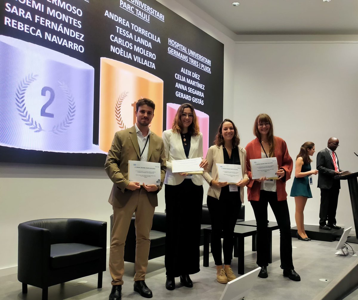 Cirurgia General - Parc Taulí (@taulisurgery) on Twitter photo El nostre servei de Cirurgia ha participat al #XIVCongresSCC!!
Enhorabona a tots els participants i als nostres residents que han guanyat el 1r premi al #TraumaChallenge <a href="/SCatCir/">Societat Catalana de Cirurgia</a> <a href="/parctauli/">Consorci Corporació Sanitària Parc Taulí</a> El nostre servei de Cirurgia ha participat al #XIVCongresSCC!!
Enhorabona a tots els participants i als nostres residents que han guanyat el 1r premi al #TraumaChallenge <a href="/SCatCir/">Societat Catalana de Cirurgia</a> <a href="/parctauli/">Consorci Corporació Sanitària Parc Taulí</a>