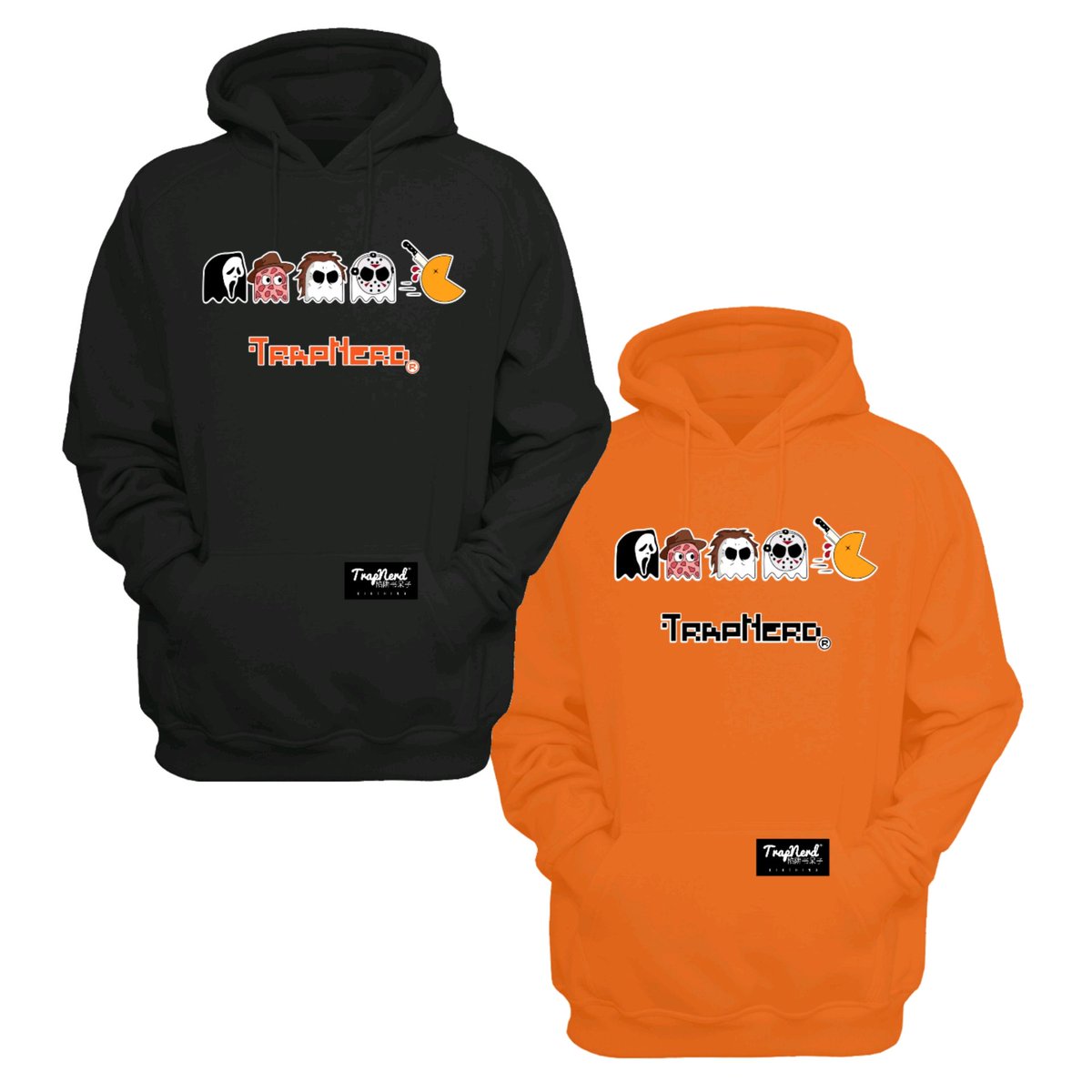 TrapNerdLLC's tweet photo. Pac-Man Spopky SZN hoodies NOW AVAILABLE FOR PREORDER! 🕹👻 

All orders will be shipped/available for pick up Friday the 13th • sizes Small-3XL available! https://t.co/uz7UKJxyyo