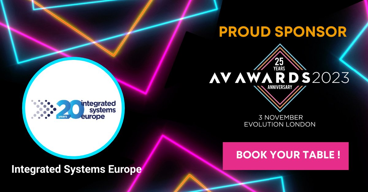 ISE_Show's tweet photo. 🟢 ISE to sponsor the ‘Green Award’ category at #AVAWARDS 2023
On 03 November 2023, AV Awards will be returning to Evolution London.
All the best to the finalists, and we wish @AVMag an absolute banger event! 😎
https://t.co/O2BsKLA6JC
#avtweeps #ISE2024 #ISE20years #avmagazine https://t.co/sPeByvrxG9