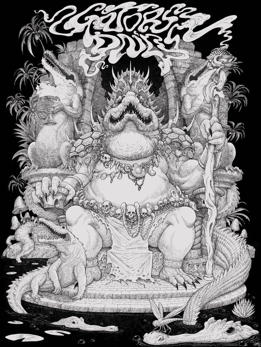 Halloween design I did for <a href="/GatorsDaily/">Gators Daily 🐊</a>! Link below where you can snag it then put it on your body👇 🐊