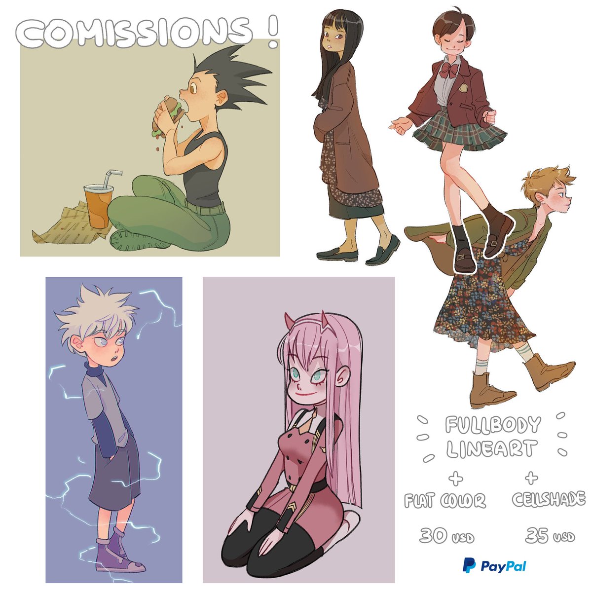milcsss's tweet photo. u guys im doing comissions ! 👏✨
i draw mostly everything except mecha and backgrounds 
DM me if interested 💌 https://t.co/OK4qk78CoN