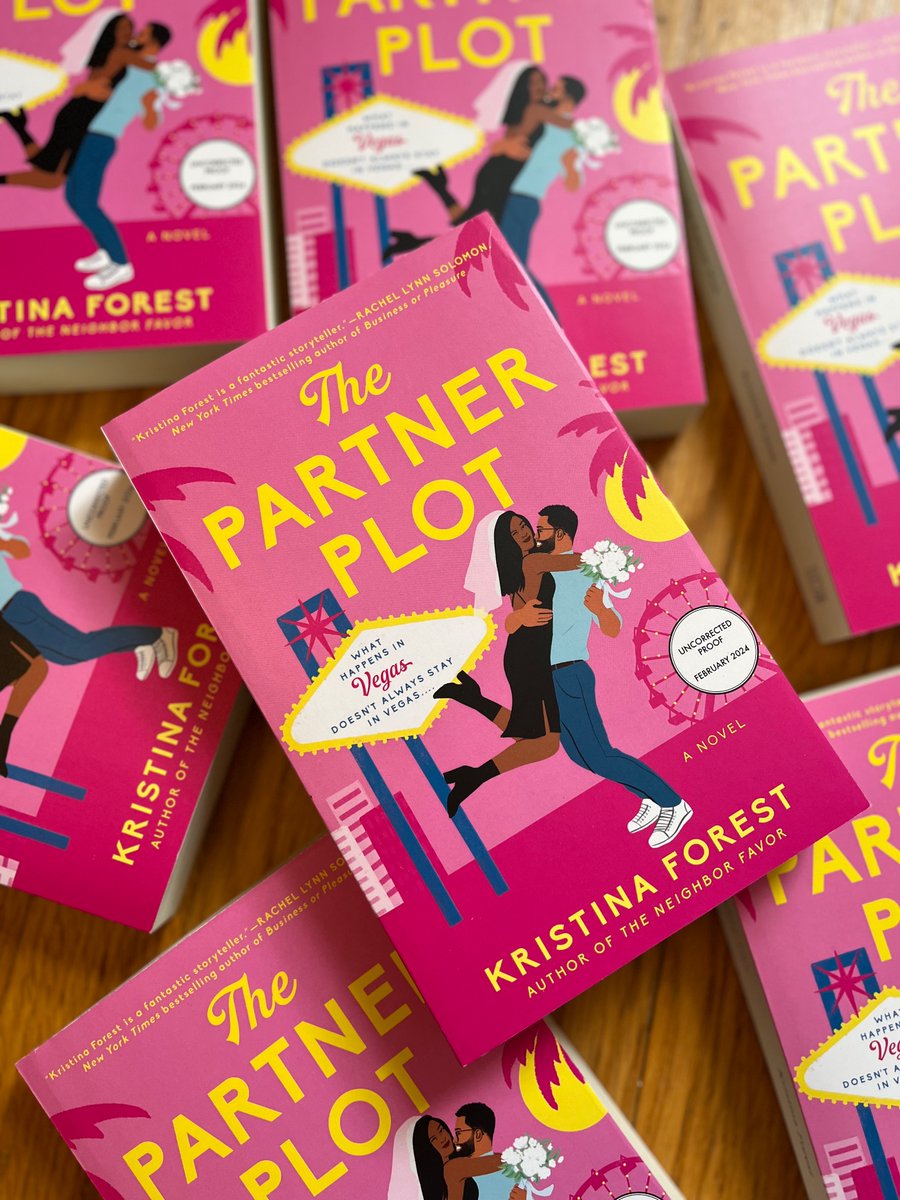 THE PARTNER PLOT advanced reader copies are here!! On sale 2/27/2024! 💖💖💖